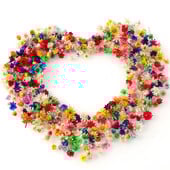 1 doboz szárított virágok UV gyanta dekoratív természetes száraz virág matricák 3D szépség matrica epoxi forma DIY kitöltés készítés kézműves