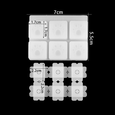 1db Gaming Mechanikus billentyűzet Kulcssapka Szilikon Formák Kristály Epoxigyanta öntőforma Barkács kézzel készített kézműves szerszámokhoz