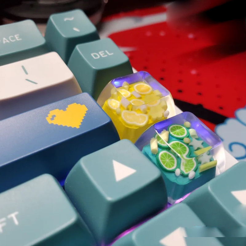 1db Gaming Mechanikus billentyűzet Kulcssapka Szilikon Formák Kristály Epoxigyanta öntőforma Barkács kézzel készített kézműves szerszámokhoz