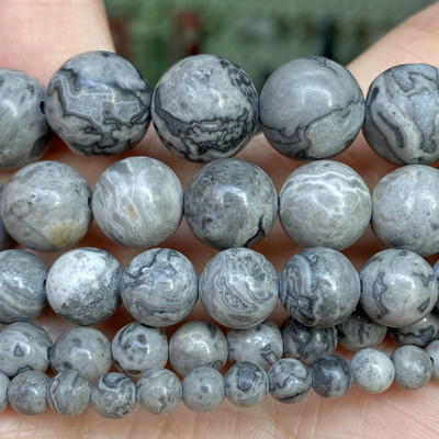 4mm-10mm természetes kő gyöngyök Howlit tigrisszem DZI achátok akvamarinok jades kerek gyöngyök ékszerkészítéshez barkács karkötő nyaklánc