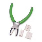 Πένσα από νάιλον σιαγόνα Πένσα μύτης από ανθρακούχο χάλυβα για κοσμήματα Κάμψη πένσα με χάντρες στίλβωση χειροποίητων κοσμημάτων κατασκευής εργαλείων χειροτεχνίας