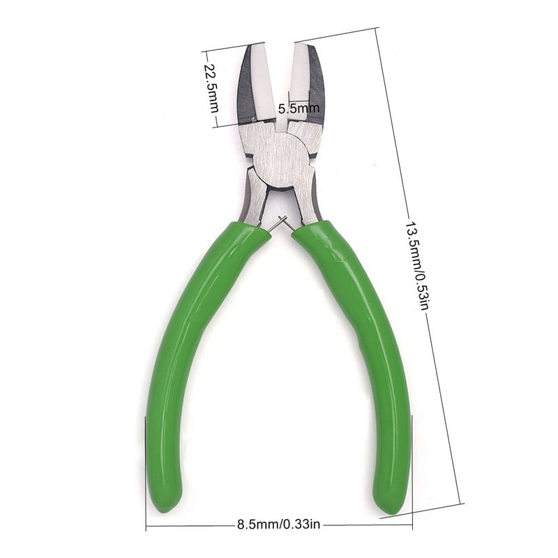 Πένσα από νάιλον σιαγόνα Πένσα μύτης από ανθρακούχο χάλυβα για κοσμήματα Κάμψη πένσα με χάντρες στίλβωση χειροποίητων κοσμημάτων κατασκευής εργαλείων χειροτεχνίας