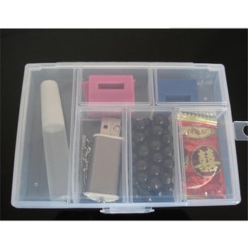 Πλαστικά κουτιά κοσμημάτων Πλαστική εργαλειοθήκη Ρυθμιζόμενη χειροτεχνία Οργανωτής αποθήκευσης χάντρες βραχιόλι Κουτιά κοσμημάτων Συσκευασία Χονδρική