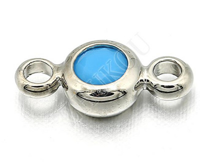 4 χιλιοστά ορειχάλκινο κυβικό ζιρκονία στρογγυλά γούρια ευρήματα Diy κοσμήματα, μικτό χρώμα, τρύπα: 1,5 χιλιοστά, μοντέλο: VS231