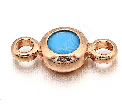 4 χιλιοστά ορειχάλκινο κυβικό ζιρκονία στρογγυλά γούρια ευρήματα Diy κοσμήματα, μικτό χρώμα, τρύπα: 1,5 χιλιοστά, μοντέλο: VS231