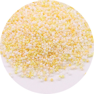 Mărgele de sticlă mată uniformă japoneză 1,5 mm 15/0, culori macaroane, mărgele distanțiere opace mate pentru fabricarea artizanală de bijuterii