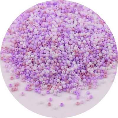 Mărgele de sticlă mată uniformă japoneză 1,5 mm 15/0, culori macaroane, mărgele distanțiere opace mate pentru fabricarea artizanală de bijuterii