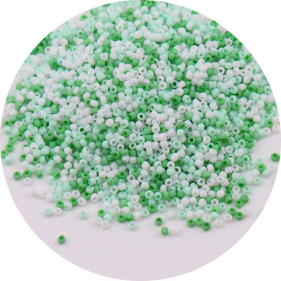 Mărgele de sticlă mată uniformă japoneză 1,5 mm 15/0, culori macaroane, mărgele distanțiere opace mate pentru fabricarea artizanală de bijuterii
