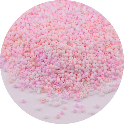 Mărgele de sticlă mată uniformă japoneză 1,5 mm 15/0, culori macaroane, mărgele distanțiere opace mate pentru fabricarea artizanală de bijuterii