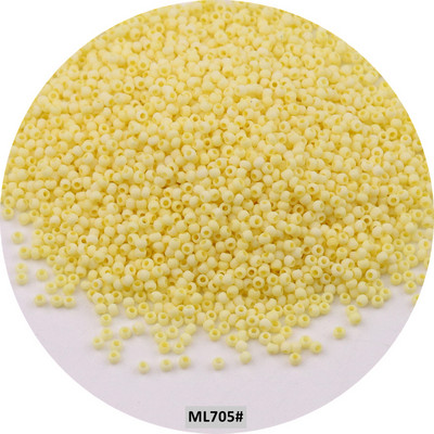 Mărgele de sticlă mată uniformă japoneză 1,5 mm 15/0, culori macaroane, mărgele distanțiere opace mate pentru fabricarea artizanală de bijuterii