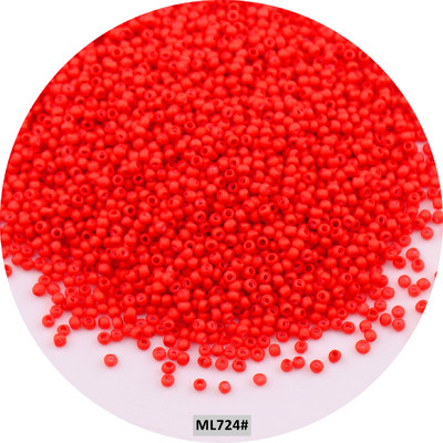 Mărgele de sticlă mată uniformă japoneză 1,5 mm 15/0, culori macaroane, mărgele distanțiere opace mate pentru fabricarea artizanală de bijuterii