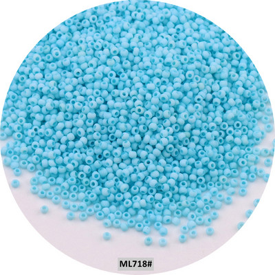 Mărgele de sticlă mată uniformă japoneză 1,5 mm 15/0, culori macaroane, mărgele distanțiere opace mate pentru fabricarea artizanală de bijuterii