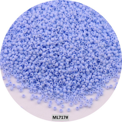 Mărgele de sticlă mată uniformă japoneză 1,5 mm 15/0, culori macaroane, mărgele distanțiere opace mate pentru fabricarea artizanală de bijuterii