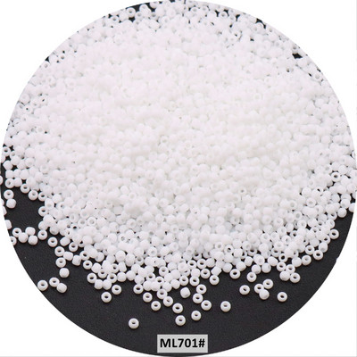 Mărgele de sticlă mată uniformă japoneză 1,5 mm 15/0, culori macaroane, mărgele distanțiere opace mate pentru fabricarea artizanală de bijuterii