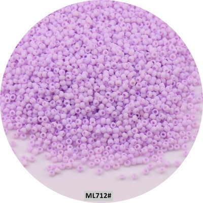 Mărgele de sticlă mată uniformă japoneză 1,5 mm 15/0, culori macaroane, mărgele distanțiere opace mate pentru fabricarea artizanală de bijuterii