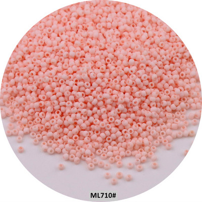Mărgele de sticlă mată uniformă japoneză 1,5 mm 15/0, culori macaroane, mărgele distanțiere opace mate pentru fabricarea artizanală de bijuterii