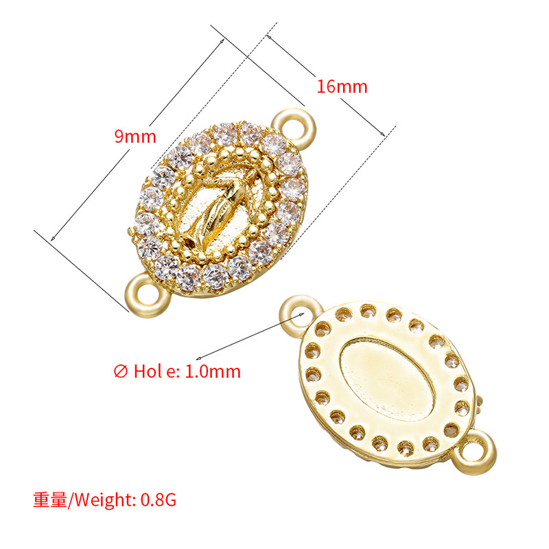 ZHUKOU 9x16mm kristály csatlakozó ékszerkészítéshez Karkötő Nyaklánc Fülbevaló Leletkészítés Kellékek Kiegészítők modell:VS454