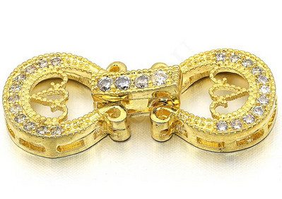 11*26 mm mesingani kubni cirkonij zlatne boje, kopče, kukice za ukrase za nakit „uradi sam“, pribor, model: VK32