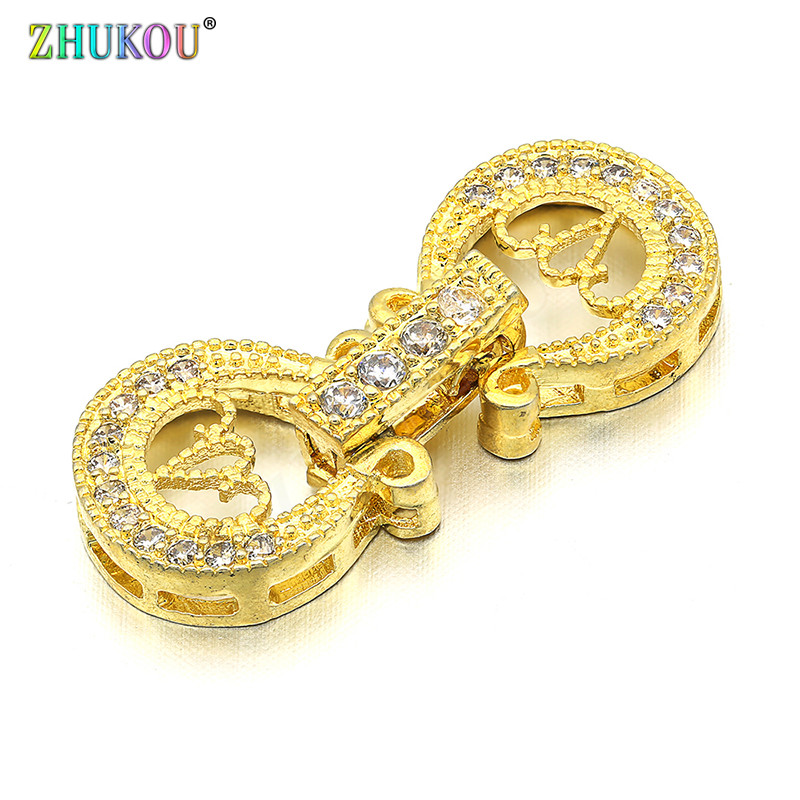 11*26 mm mesingani kubni cirkonij zlatne boje, kopče, kukice za ukrase za nakit „uradi sam“, pribor, model: VK32