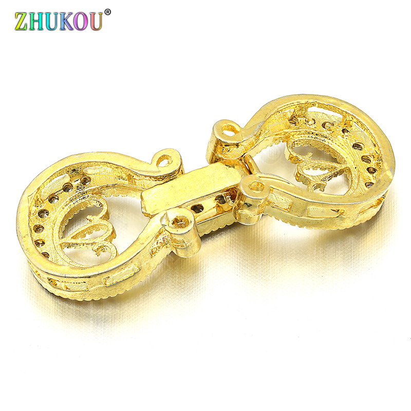 11*26 mm mesingani kubni cirkonij zlatne boje, kopče, kukice za ukrase za nakit „uradi sam“, pribor, model: VK32