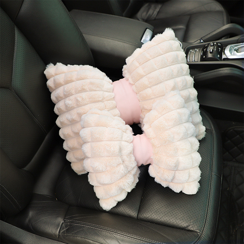 Nauja animacinių filmų galvos atramos pagalvė Miela automobilio pliušinė kaklo pagalvė Automobilinės sėdynės galvos atramos pagalvėlė juosmens atrama automobilių priedai mergaitėms vaikams