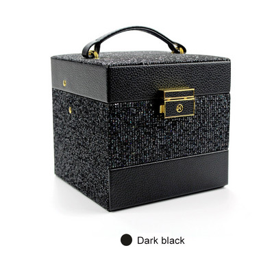 3 sluoksnių stalčiaus stiliaus papuošalai Sutvarkykite dėžutę Creative PU apyrankių žiedų dėžutė ausinių smeigtukų auskarai laikymo dėklas Didelė talpa