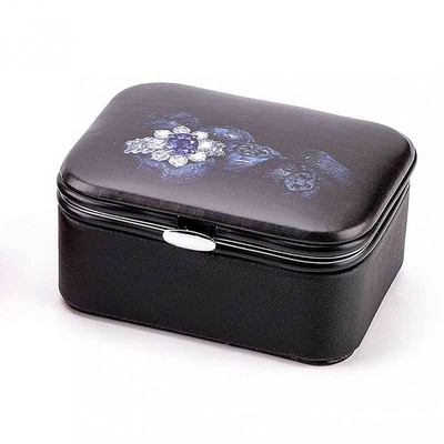 Jewelry Organizer Box Mini PU Δερμάτινο Φορητό Ταξιδιωτικό Jewelry Case Boxes Σκουλαρίκια Κολιέ Δαχτυλίδι Θήκη κοσμημάτων Κουτί αποθήκευσης Hot