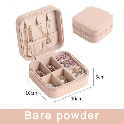 Jewelry Organizer Box Mini PU Δερμάτινο Φορητό Ταξιδιωτικό Jewelry Case Boxes Σκουλαρίκια Κολιέ Δαχτυλίδι Θήκη κοσμημάτων Κουτί αποθήκευσης Hot