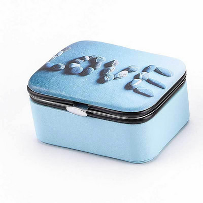 Jewelry Organizer Box Mini PU Δερμάτινο Φορητό Ταξιδιωτικό Jewelry Case Boxes Σκουλαρίκια Κολιέ Δαχτυλίδι Θήκη κοσμημάτων Κουτί αποθήκευσης Hot