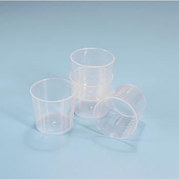 20Pcs 30ml Clear Plastic Liquid Measuring Cup Εργαστηριακά σκεύη κυλίνδρου με ζυγαριά για εργαλεία καλουπιών σιλικόνης από εποξειδική ρητίνη UV