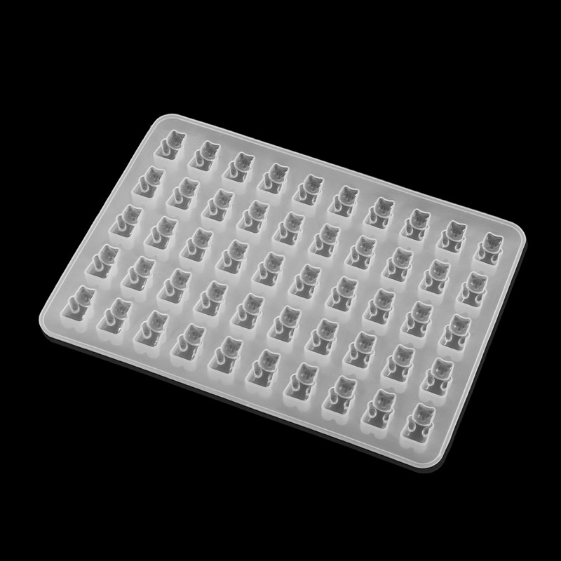 Animacinių filmų meškiuko silikono liejimo formos gumos meškiuko formos formos epoksidinės dervos papuošalai amatų kūrimo priemonė auskarams karoliai raktų pakabukai pakabukai