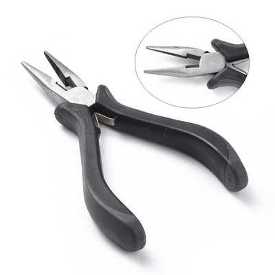 Anglinio plieno poliravimo papuošalų replės, skirtos papuošalams gaminti „pasidaryk pats“ rankų darbo įrankiai Apvalios nosies replės 130x70x18mm F70