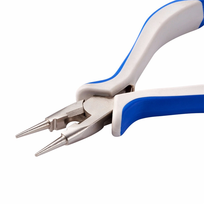 Anglinio plieno poliravimo papuošalų replės, skirtos papuošalams gaminti „pasidaryk pats“ rankų darbo įrankiai Apvalios nosies replės 130x70x18mm F70