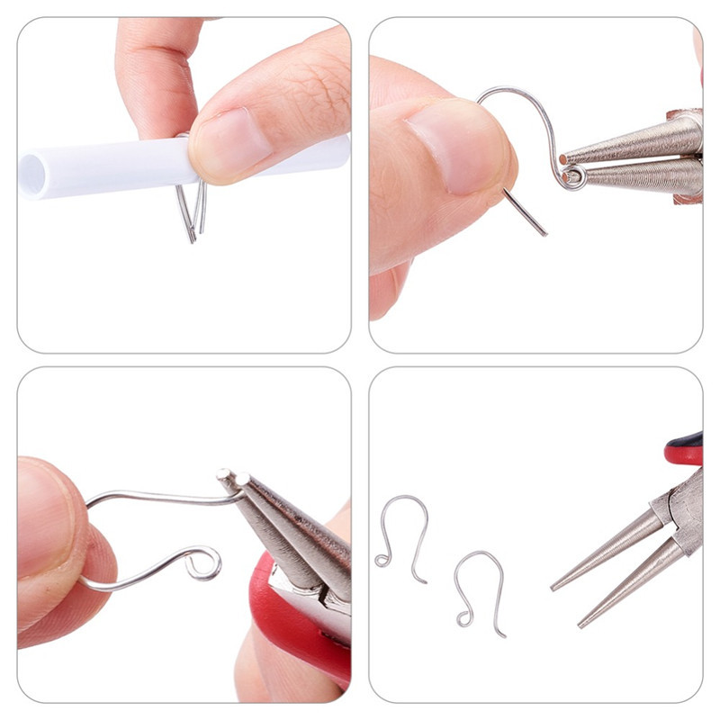 Anglinio plieno poliravimo papuošalų replės, skirtos papuošalams gaminti „pasidaryk pats“ rankų darbo įrankiai Apvalios nosies replės 130x70x18mm F70