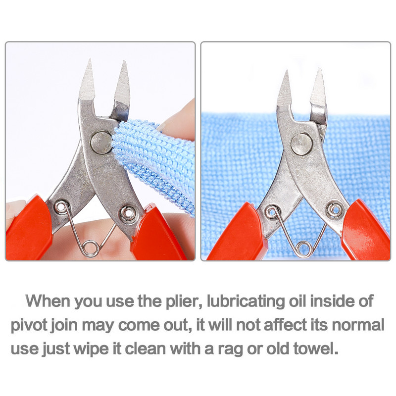 Pandahall nerūdijančio plieno šoninės pjovimo replės Papuošalų replės Įrankių ir įrangos rinkinys, skirtas papuošalams gaminti „pasidaryk pats“