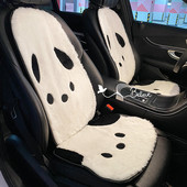 1 vnt. Šiltas pliušinis automobilio sėdynės užvalkalas, pagalvėlė kartoninė dėžutė Miela Pacha šuns atlošo pagalvėlė automobiliui Universali kaklo pagalvė juosmens atrama