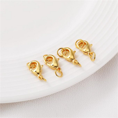 20 vnt/sl. 9/10/12/13MM nerūdijančio plieno omarai užsegimai kabliukai apyrankių karolių papuošalų jungtis.