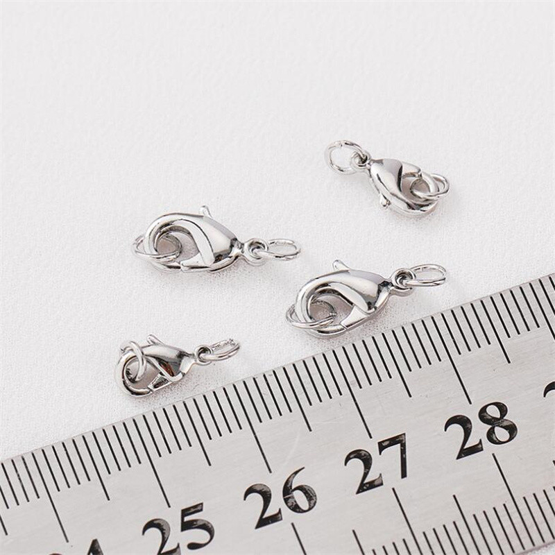 20 vnt/sl. 9/10/12/13MM nerūdijančio plieno omarai užsegimai kabliukai apyrankių karolių papuošalų jungtis.