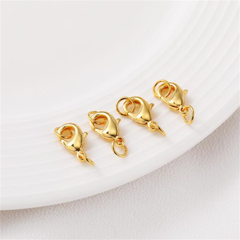 20 vnt/sl. 9/10/12/13MM nerūdijančio plieno omarai užsegimai kabliukai apyrankių karolių papuošalų jungtis.