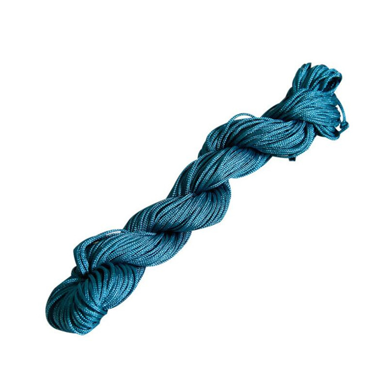 24m 1mm Mišri spalva Nailonas Juodas Rattail Satinas Kiniškas mazgas Šilkas Makramo Virvelė Karoliukai Pinti styginiai Siūlai Pasidaryk pats Priedai