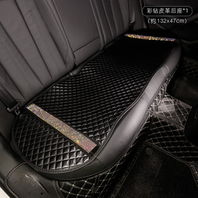 Bling Diamond automobilio sėdynės pagalvėlė, odinė automobilių sėdynių užvalkalų apsauga, keturių sezonų pliušiniai automobilių priedai mergaitėms, moterims