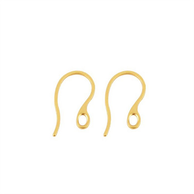 20 vnt. 304 nerūdijančio plieno auskarų kabliukai 22x12x1 mm su kilpine skylute auskarų vielos išvados, skirtos „pasidaryk pats“ kabančių auskarų papuošalų gamybai