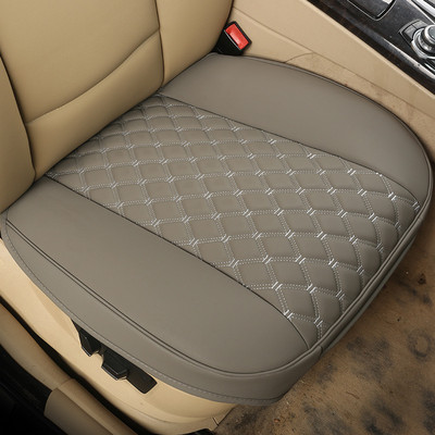 3vnt Automobilio sėdynės pagalvėlė PU oda Pilka Juoda Priekinės Vairuotojo Sėdynės Apsauga Galiniai Galiniai Užvalkalai Kilimėlis Automobilių interjero priedai