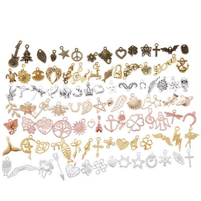 30 vnt. / lot. Vintažinio mišraus metalo gyvūnai paukščiai pakabukai karoliukai rankų darbo „pasidaryk pats“ apyrankės pakabukas karoliai, segtukai papuošalai.