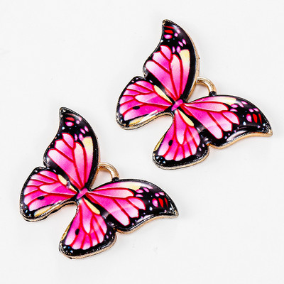 10vnt 21x15/16x13mm Emalio gyvūniniai drugeliai, papuošalai, pakabukai, karoliai Mieli auskarai, pasidaryk pats, rankų darbo aksesuarai