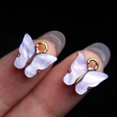 10vnt 21x15/16x13mm Emalio gyvūniniai drugeliai, papuošalai, pakabukai, karoliai Mieli auskarai, pasidaryk pats, rankų darbo aksesuarai