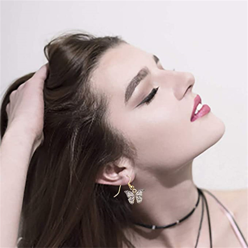 10vnt 21x15/16x13mm Emalio gyvūniniai drugeliai, papuošalai, pakabukai, karoliai Mieli auskarai, pasidaryk pats, rankų darbo aksesuarai