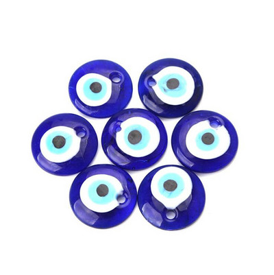 YEYULIN 5PCS 30/40/50mm Οβάλ Χάντρες Evil Eye Resin Spacer Beads for Jewelry Making DIY Βραχιόλι κολιέ σκουλαρίκι χάντρες