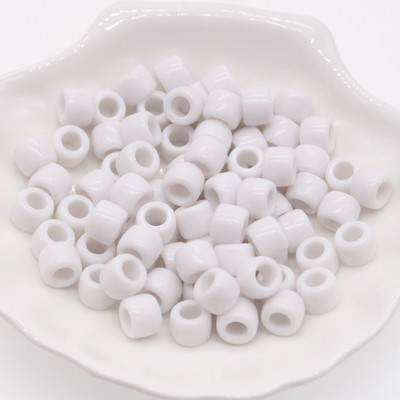 100 vnt. 6*9 mm spalvingi ponių karoliukai, madingi, dideli karoliukai, karoliukai vaikams, pasidaryk pats.