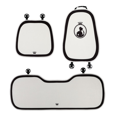 Žiemos automobilio sėdynės apsauginių užvalkalų rinkinys Universalus mergaičių deivės interjero dekoravimo aksesuaras automobilio sėdynės pagalvėlės užvalkalas moterims baltas